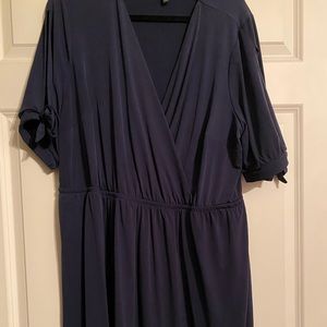 Navy blue Lane Bryant dress. Worn once